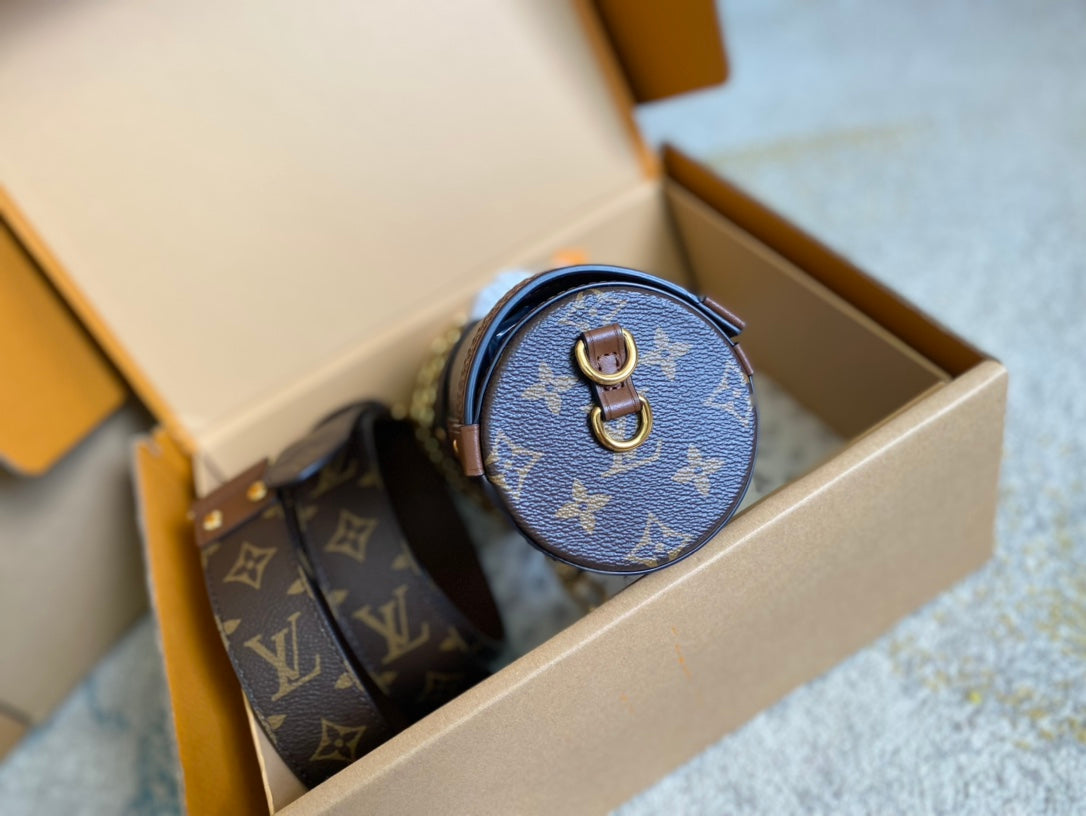 LOUIS VUITTON PAPILLON TRUNK 19 IN BROWN MONOGRAM CANVAS GOLD HARDWARE