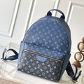 LOUIS VUITTON DISCOVERY BACKPACK PM 38 AEGEAN BLUE AND BLACK MONOGRAM GRADIENT CANVAS