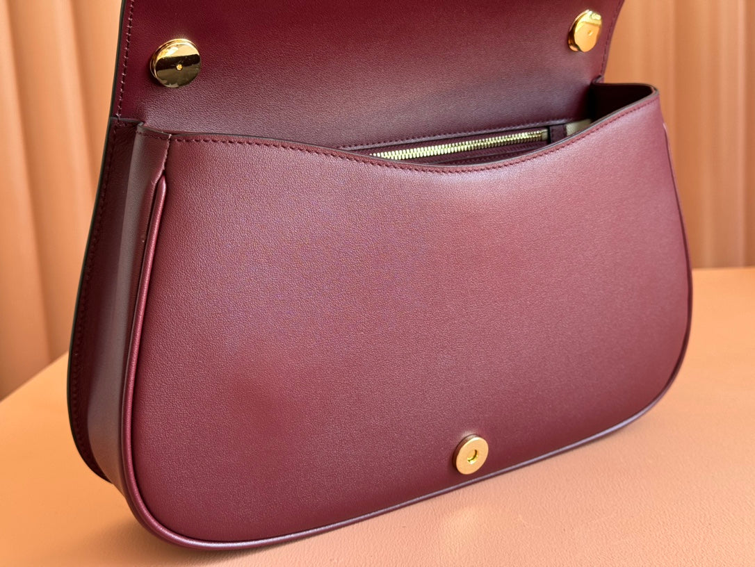 GUCCI BLONDIE LARGE TOP HANDLE BAG 32 IN ROSSO ANCORA RED CALFSKIN