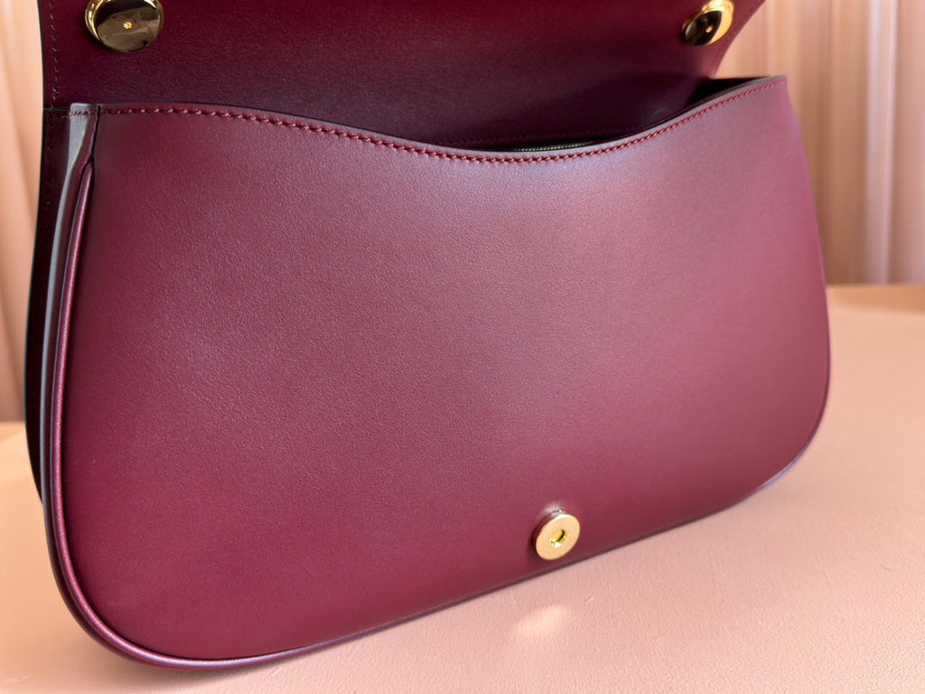 GUCCI 26S BLONDIE BAG 32 IN DARK RED CALFSKIN
