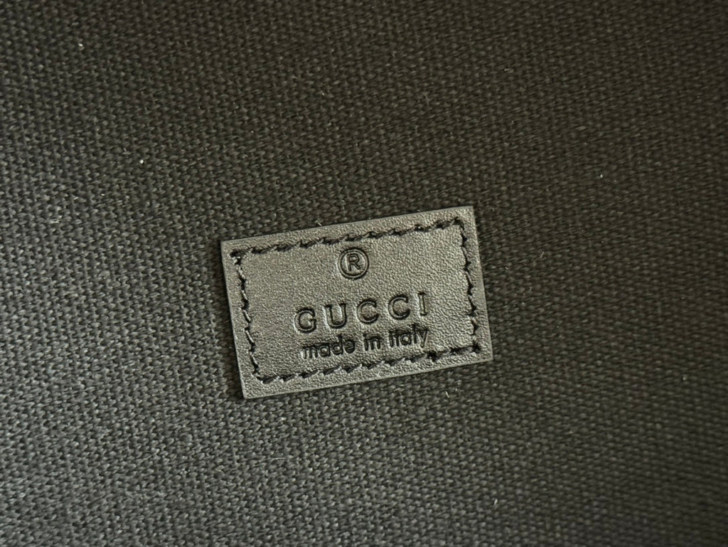GUCCI MEDIUM BACKPACK 42 IN BLACK  CANVAS