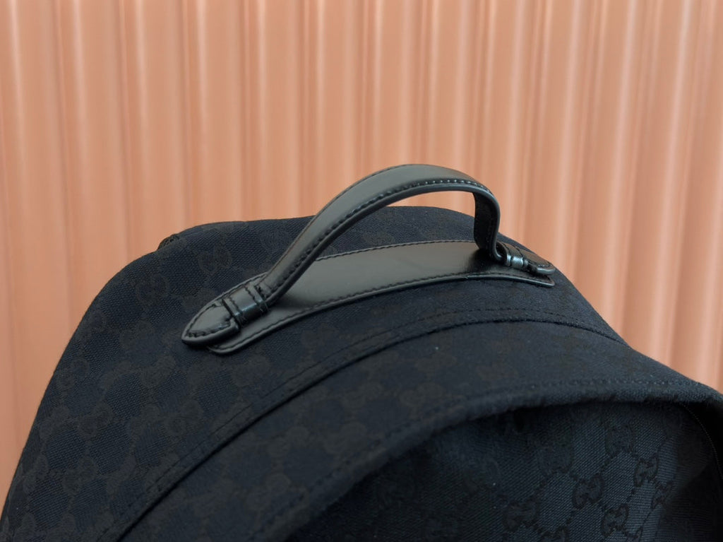 GUCCI MEDIUM BACKPACK 42 IN BLACK  CANVAS