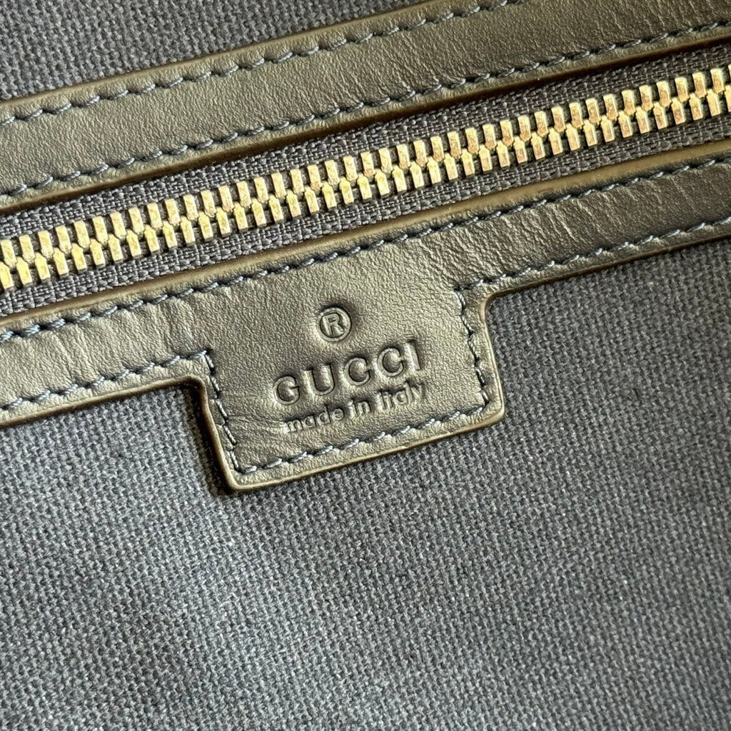 GUCCI CHROMA LARGE DUFFLE BAG 45 BLUE IN  MONOGRAM CANVAS