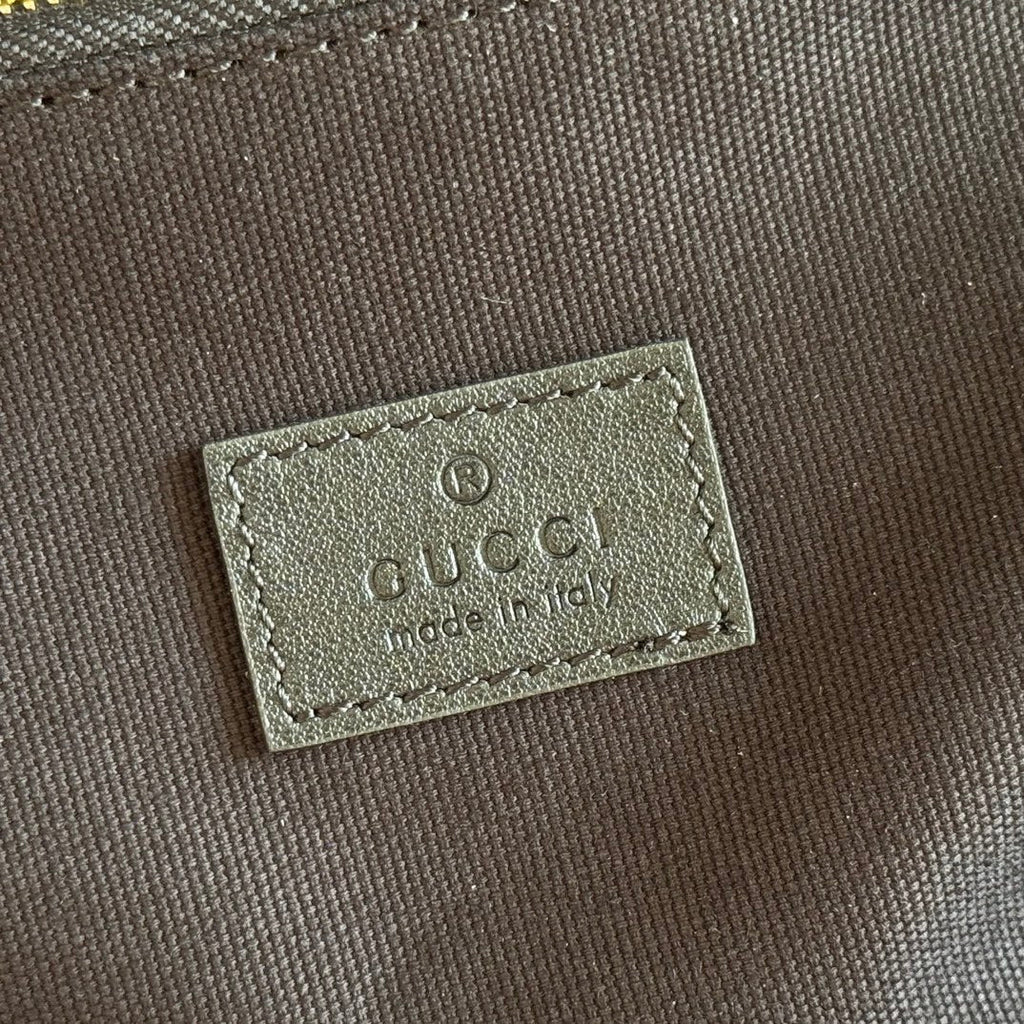 GUCCI 26S PADLOCK BAG 26 IN BLACK EMBOSSED CALFSKIN