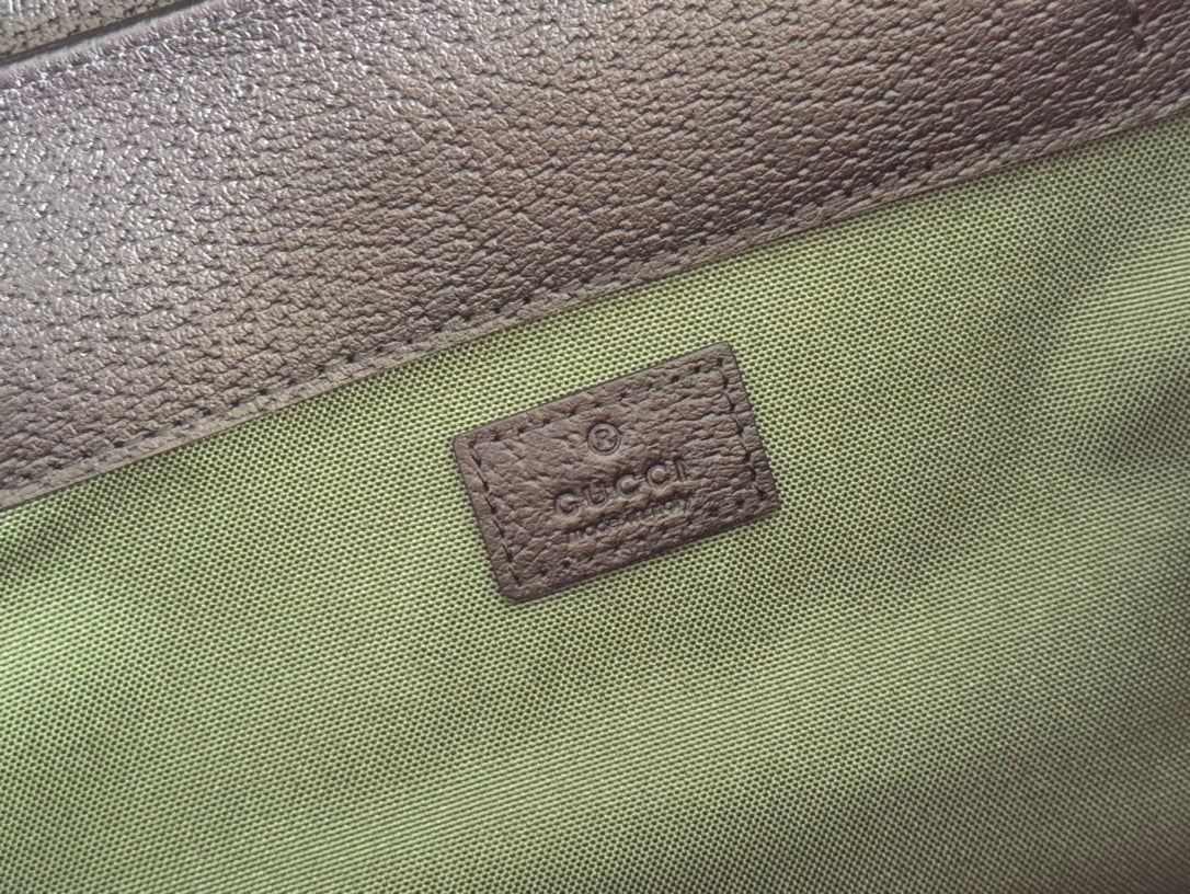 GUCCI 26S OPHIDIA LARGE BACKPACK 46 IN BLACK CALFSKIN