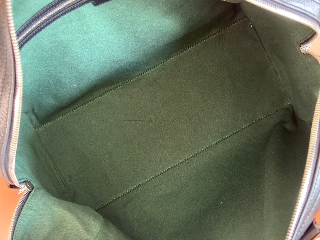GUCCI 26S DUFFLE BAG 44 IN BLACK CALFSKIN