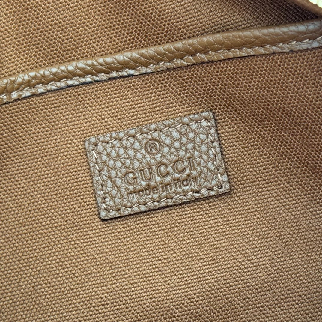 GUCCI 26S SHOULDER BAG 31 IN BROWN CALFSKIN
