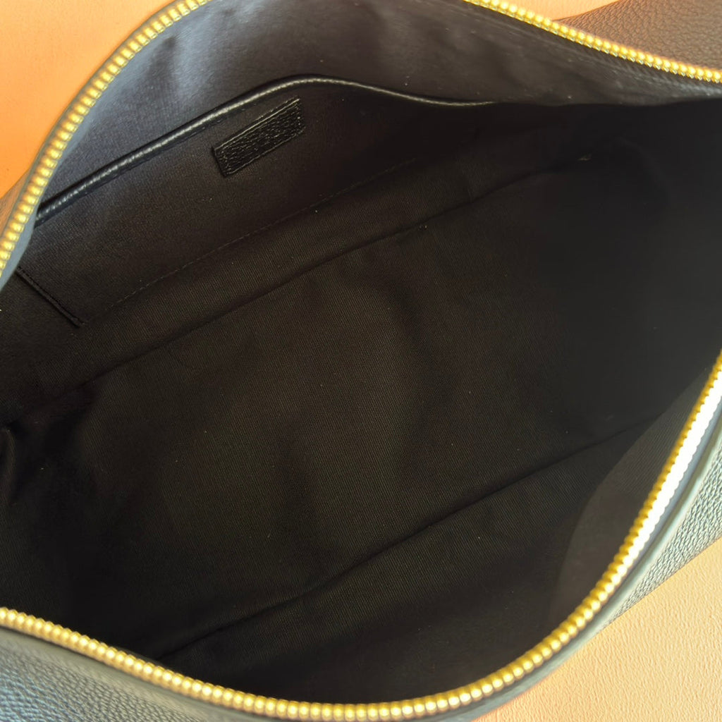 GUCCI 26S SHOULDER BAG 38 IN BLACK CALFSKIN