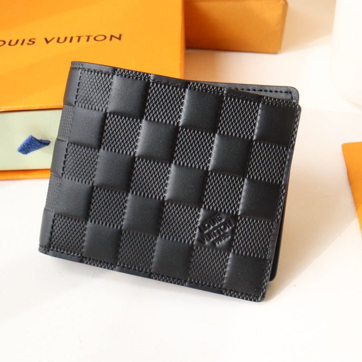 LOUIS VUITTON LV 25S SLENDER WALLET 11 IN BLACK DAMIER INFINI CALFSKIN