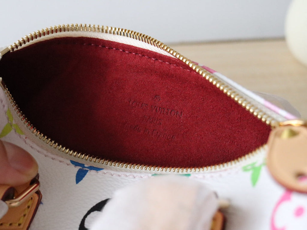 LOUIS VUITTON EAST WEST 15 BAG IN WHITE MIX COLORFUL CALFSKIN