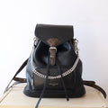 LOUIS VUITTON LV 25S MONTSOURIS VIBE 35 IN BLACK LAMBSKIN SILVER HARDWRE