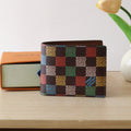 LOUIS VUITTON SLENDER WALLET 11 IN COLORFUL DAMIER EBENE CANVAS