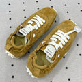 HERMES TRAIL SNEAKER IN DIJON YELLOW SUEDE