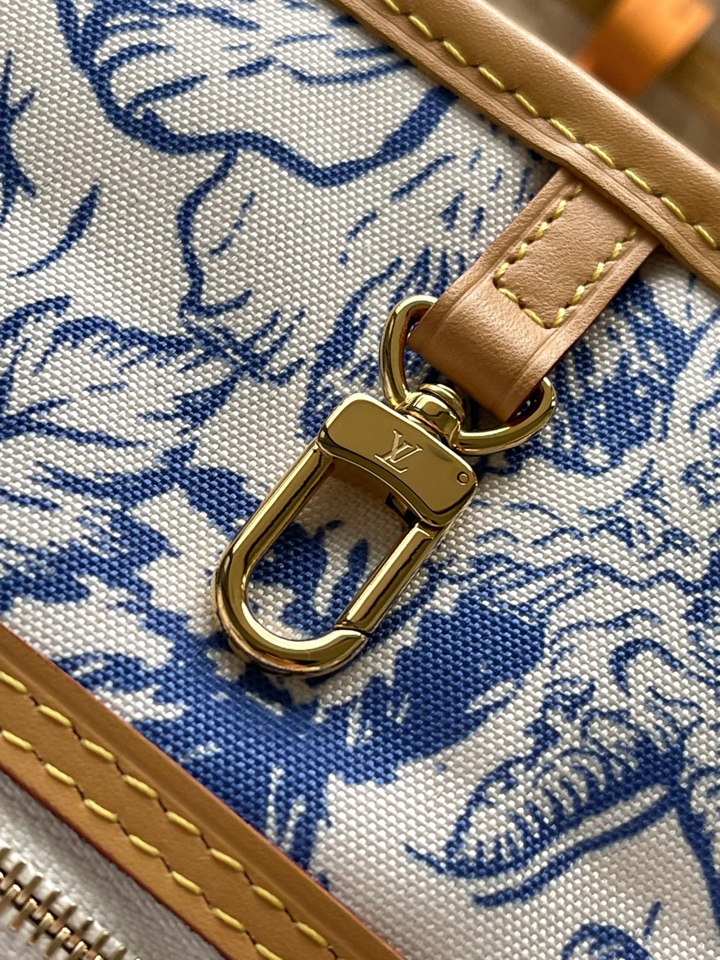 LOUIS VUITTON NEVERFULL MM 31 IN LAGOON BLUE MONOGRAM TILES CANVAS