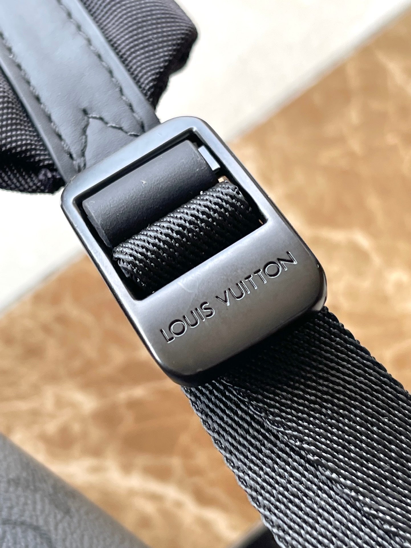 LOUIS VUITTON DISCOVERY BACKPACK PM 38 IN GUN METAL MONOGRAM ECLIPSE CANVAS