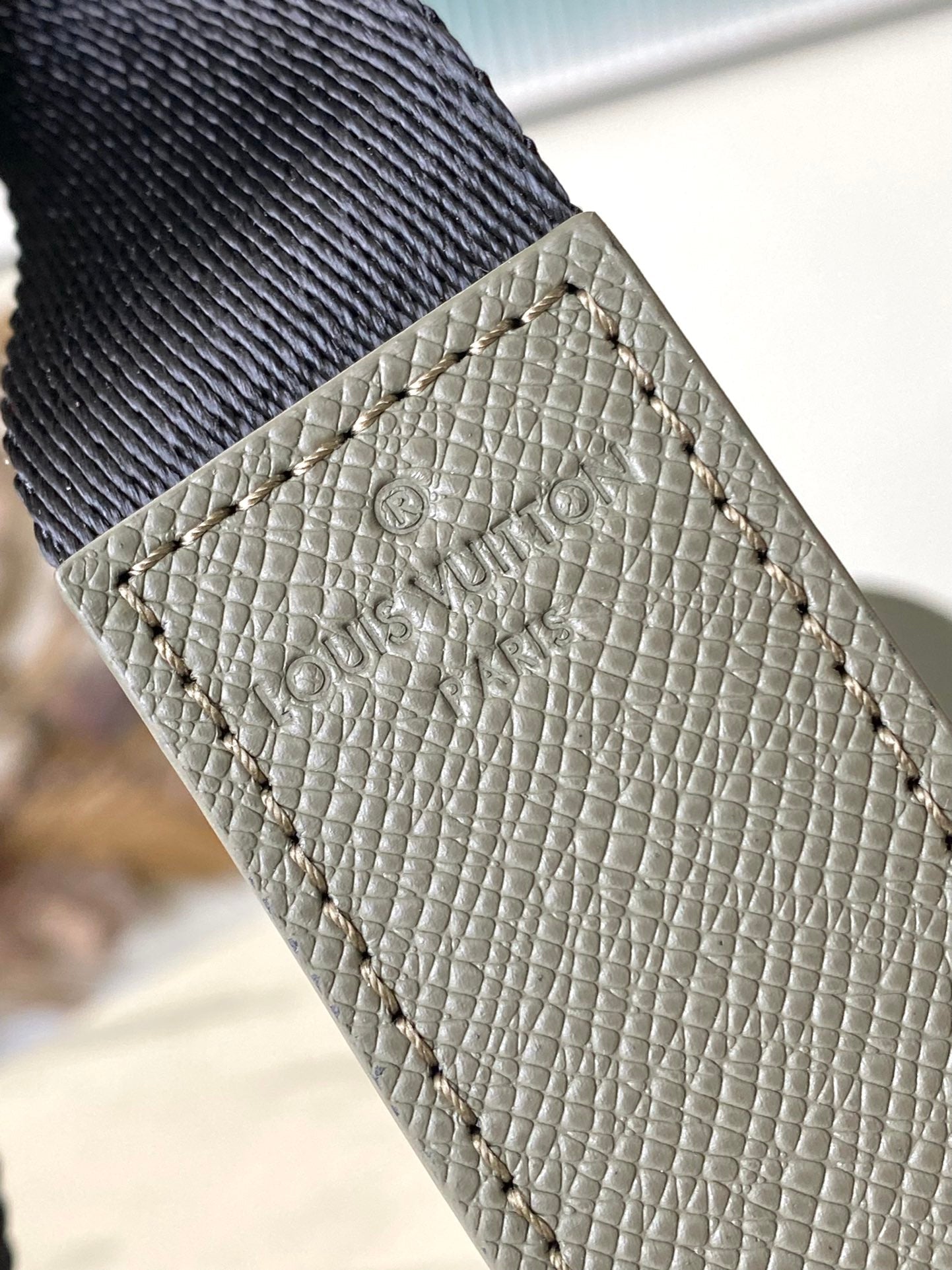LOUIS VUITTON DISTRICT PM 26 IN KHAKI GREEN CALFSKIN
