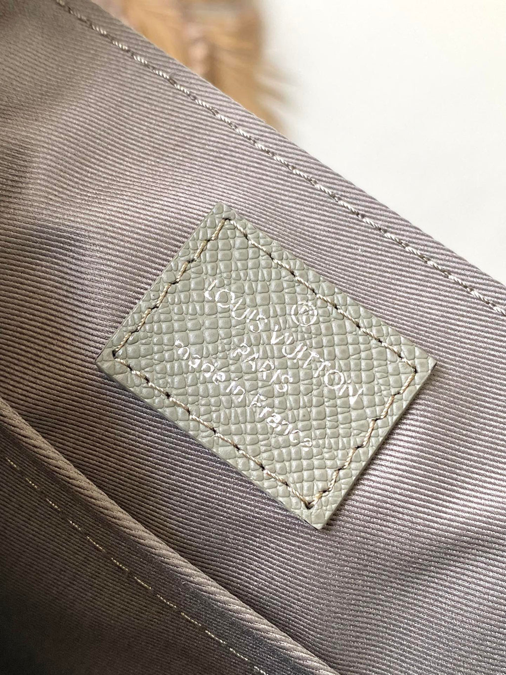 LOUIS VUITTON DISTRICT PM 26 IN KHAKI GREEN CALFSKIN