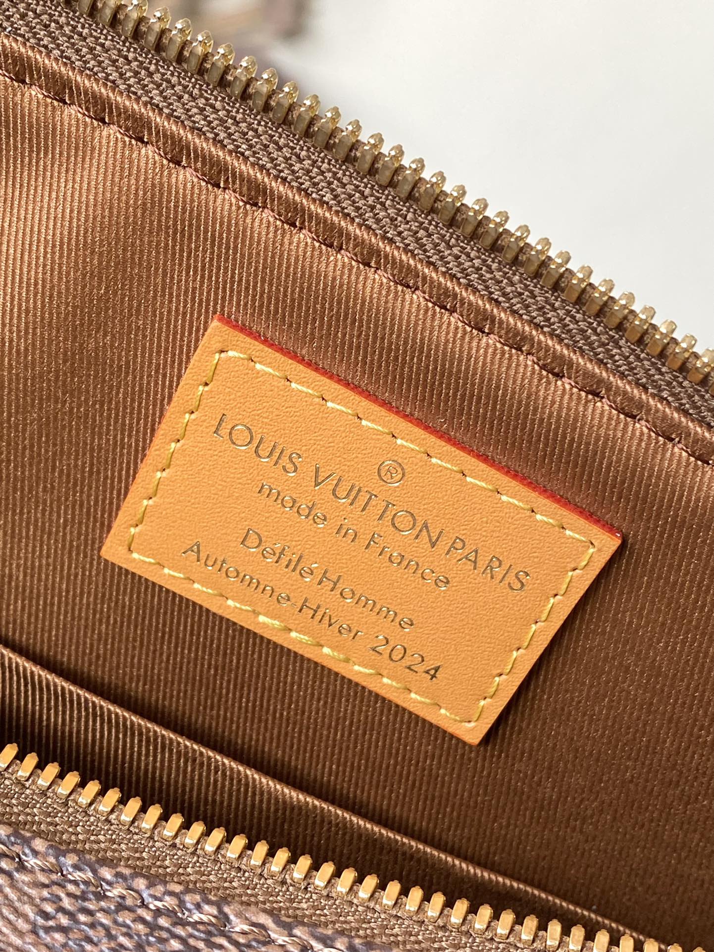 LOUIS VUITTON POCHETTE ACCESSOIRE XL 28 IN BROWN MONOGRAM DUST CANVAS