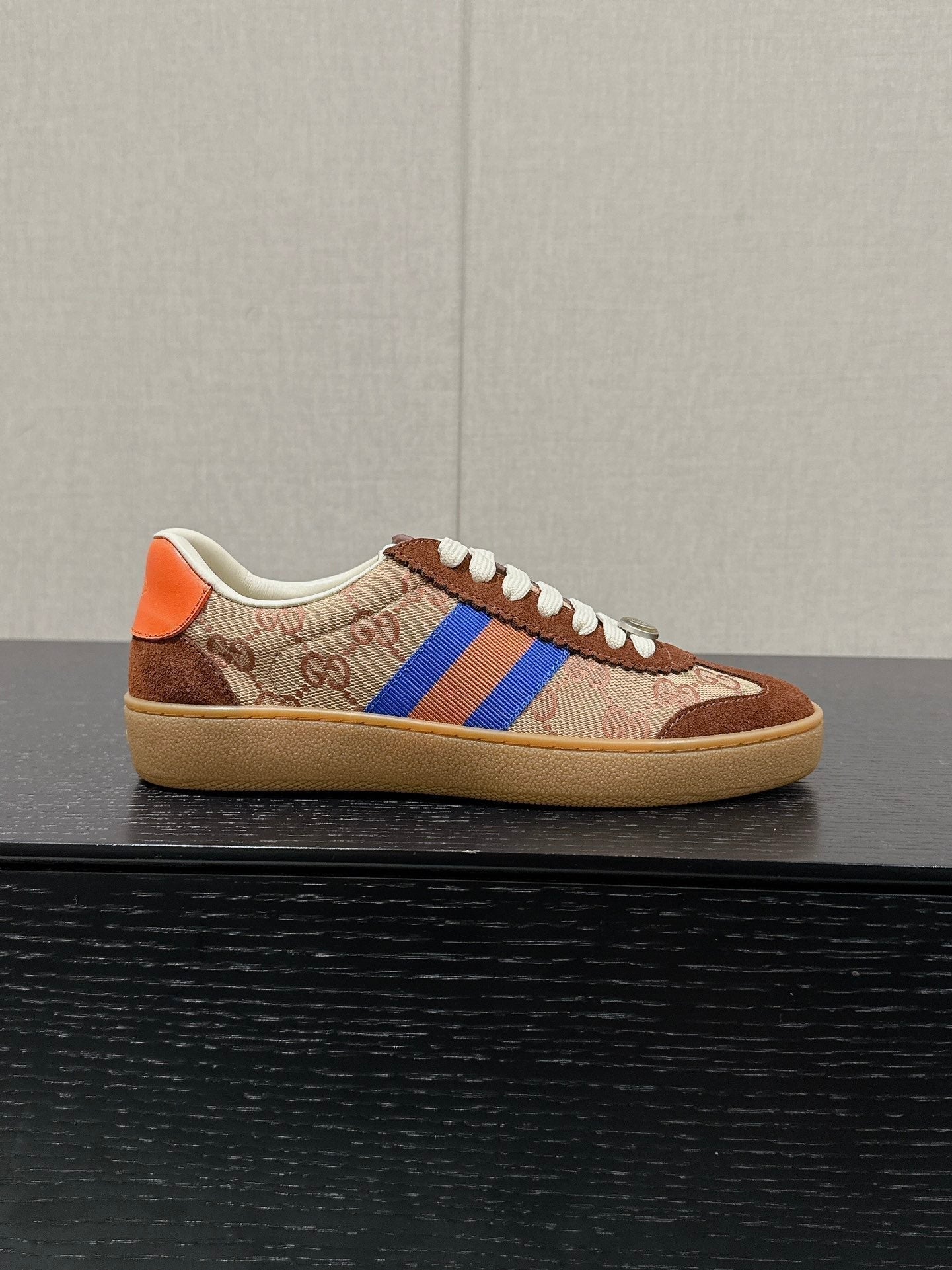 GUCCI & ADIDAS GAZELLE SNEAKER BROWN SUEDE