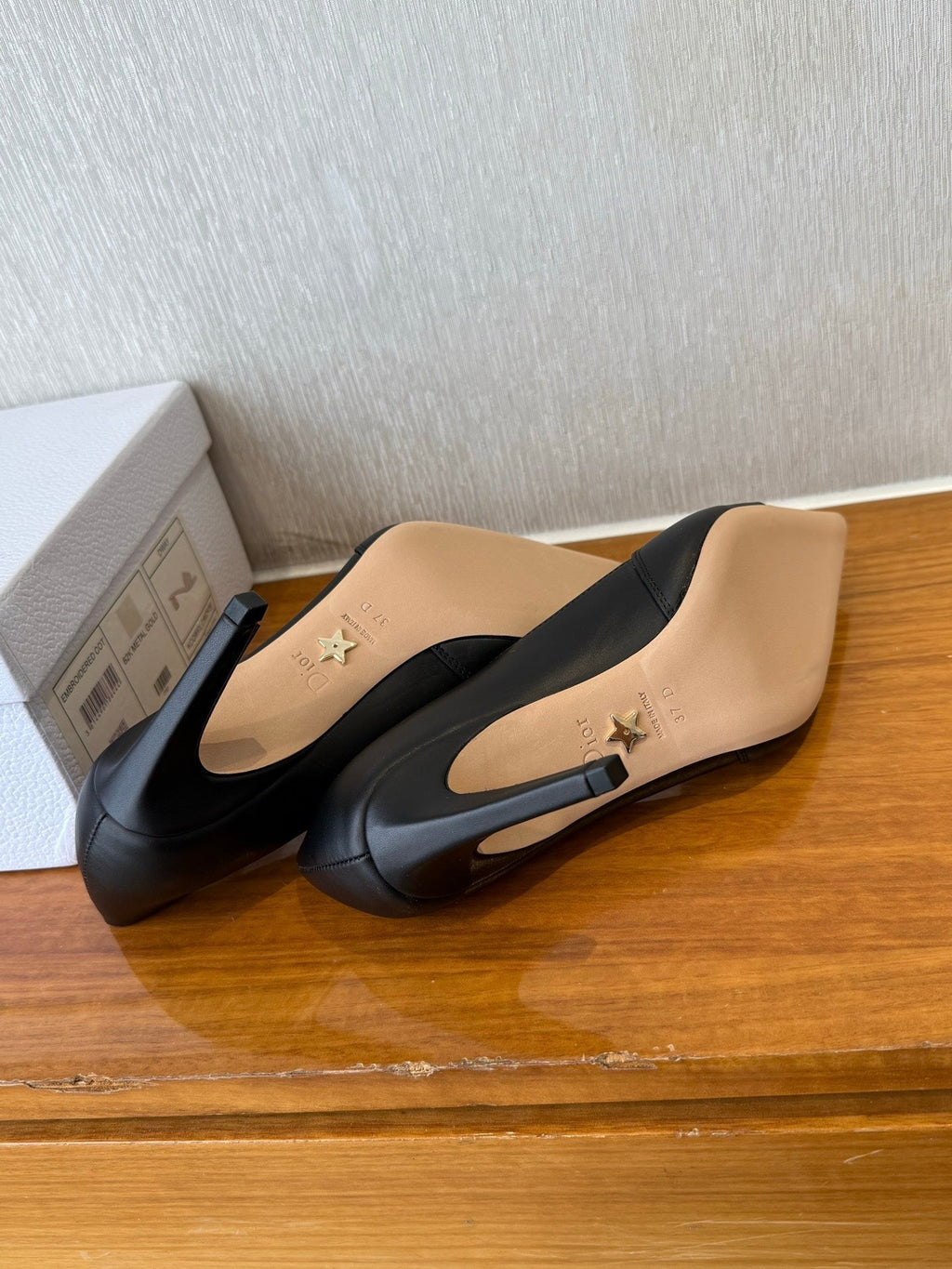 DIOR MY DD 25S HIGH HEEL 80MM IN BLACK CALFSKIN