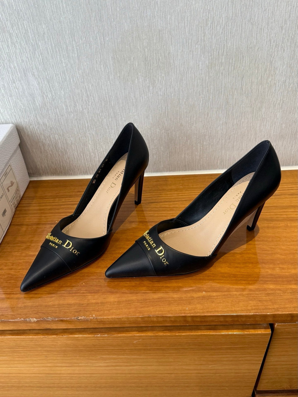 DIOR MY DD 25S HIGH HEEL 80MM IN BLACK CALFSKIN