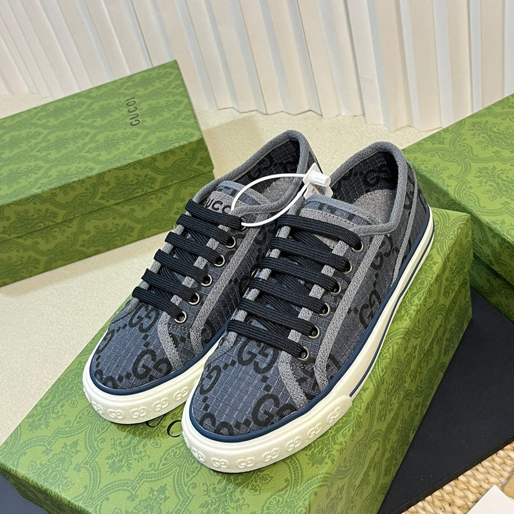 GUCCI Tennis 1977 ripstop sneakers State Gray