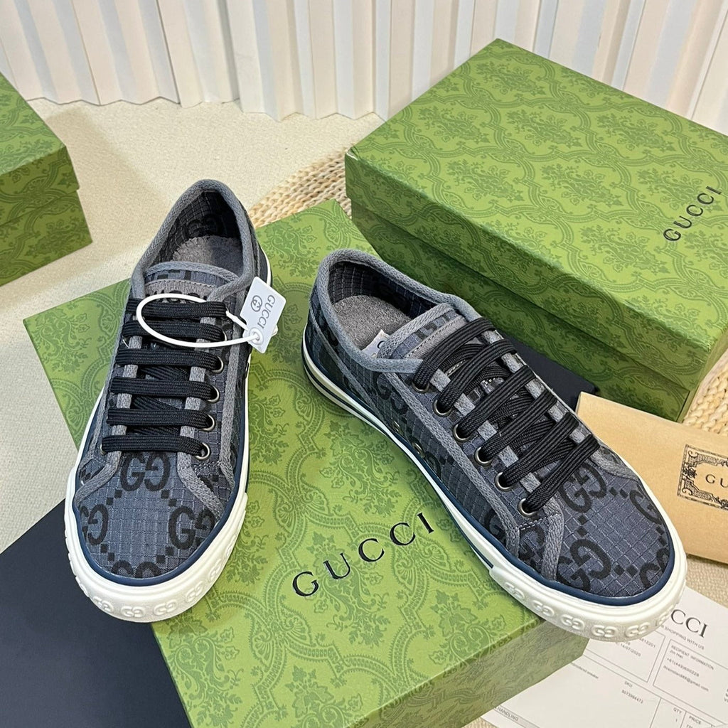 GUCCI Tennis 1977 ripstop sneakers State Gray