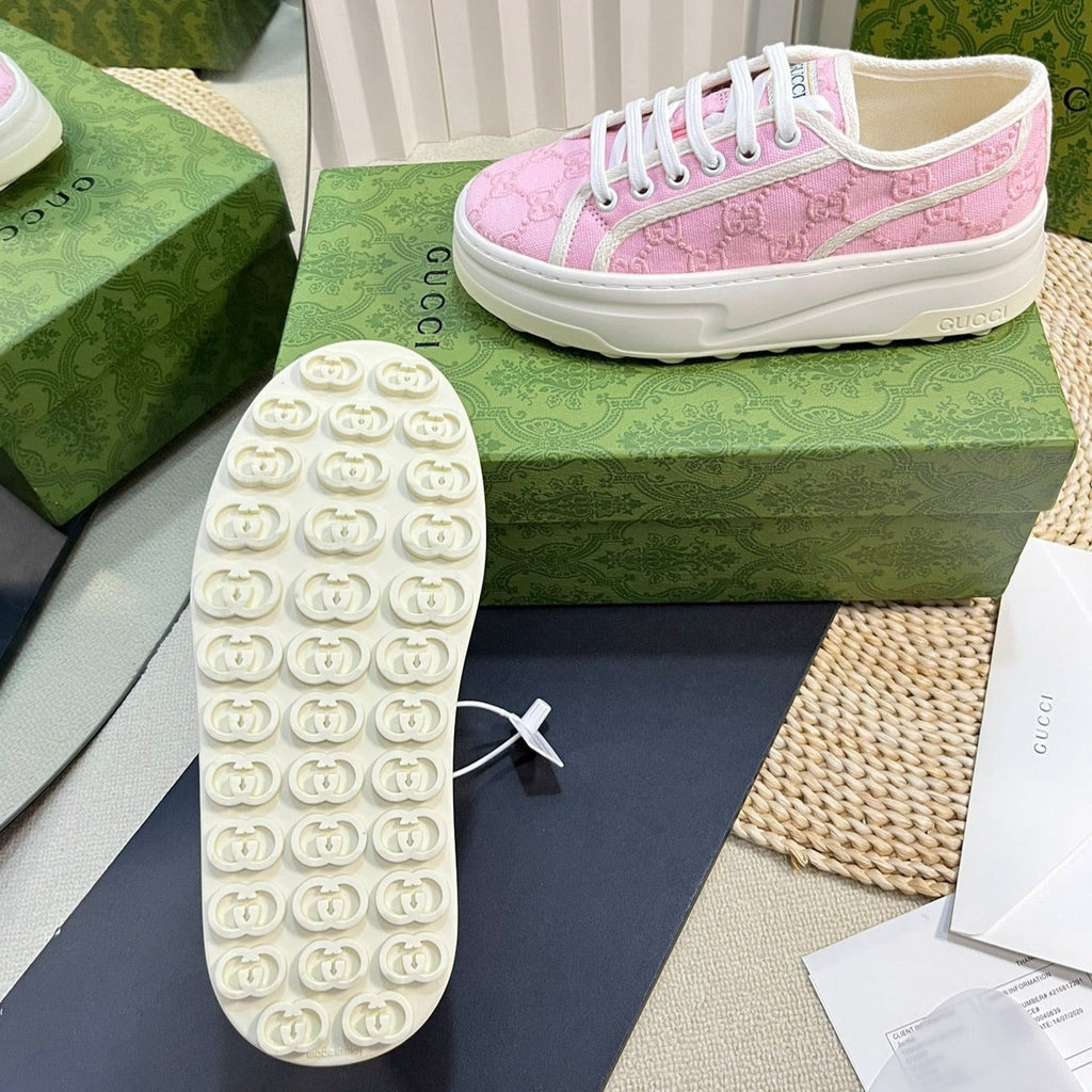 GUCCI Sneaker Tennis 1977 Trainer Pink Pastel