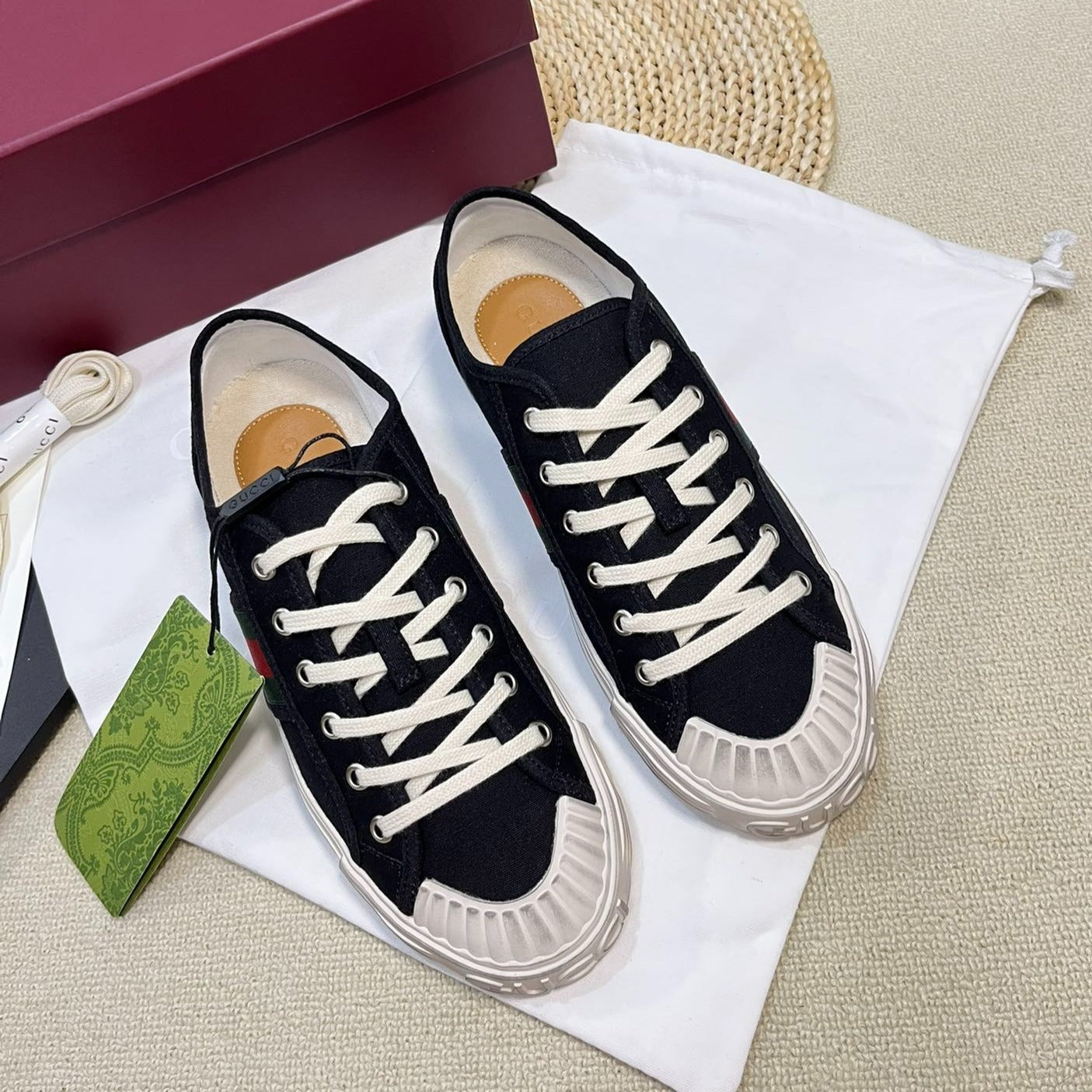 GUCCI Ace signature Sneaker Black