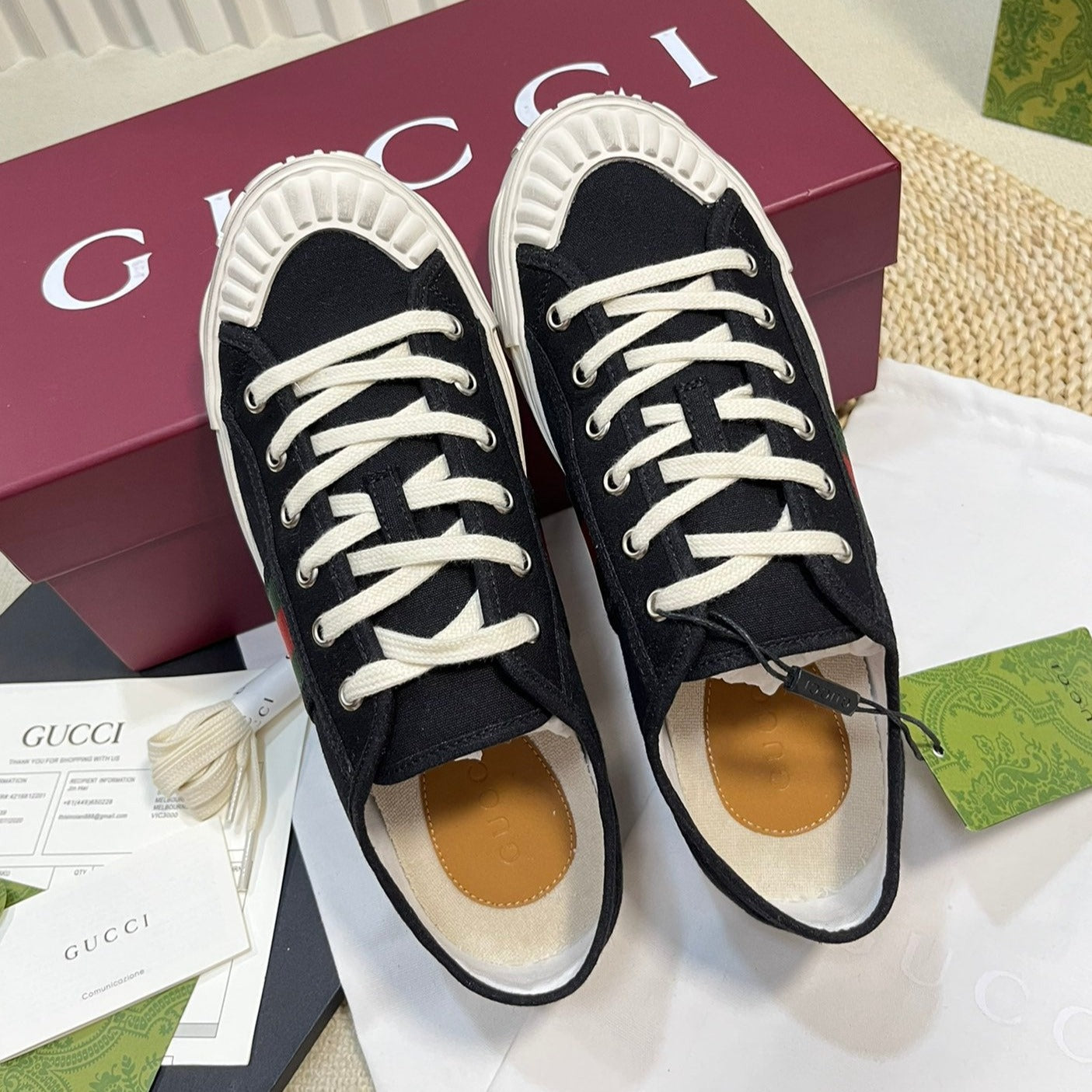 GUCCI Sneaker Julio Canvas  Sneakers Black