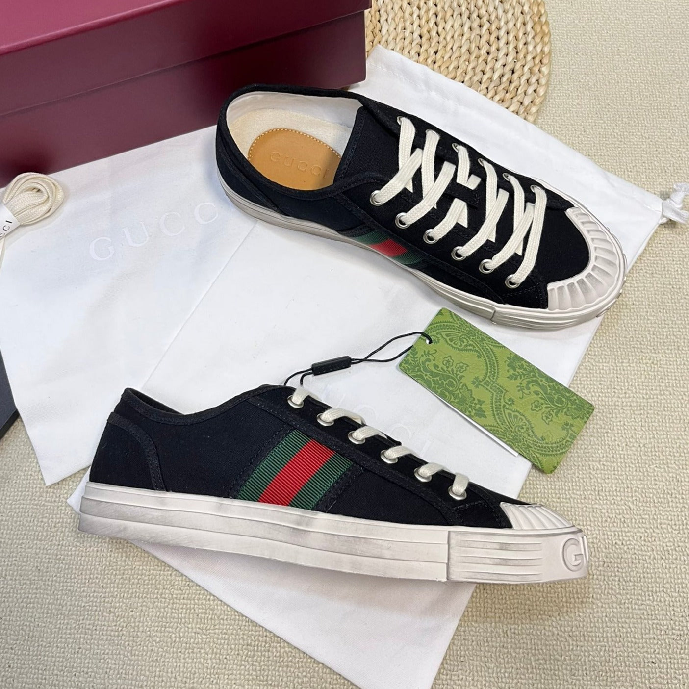 GUCCI Sneaker Julio Canvas  Sneakers Black