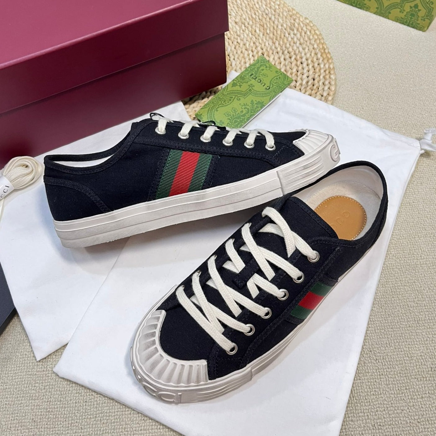 GUCCI Sneaker Julio Canvas  Sneakers Black