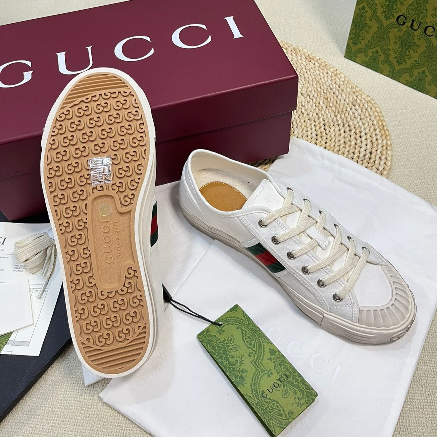GUCCI Sneaker Julio Canvas  Sneakers White
