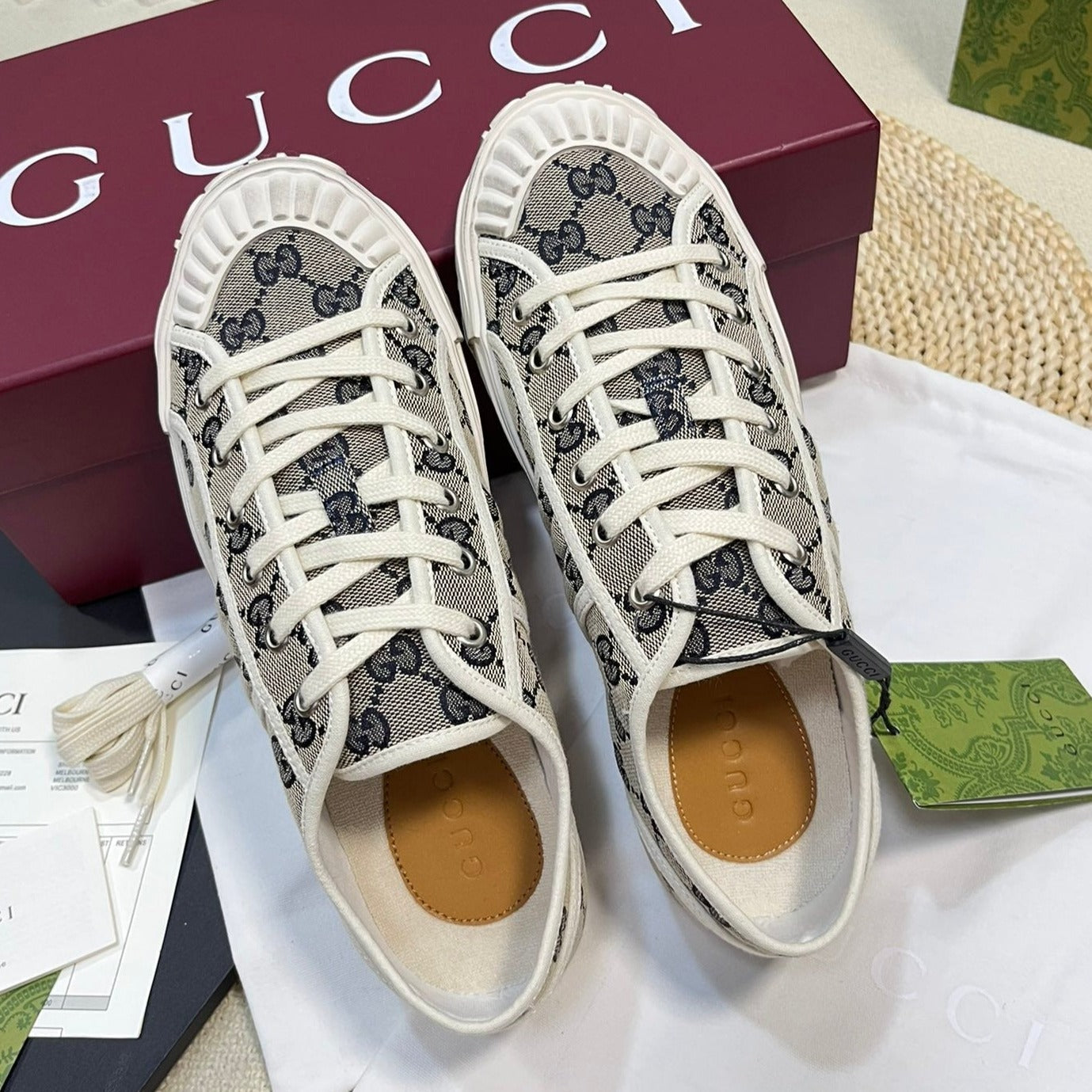 GUCCI Sneaker Julio Canvas  Sneakers Black Caro