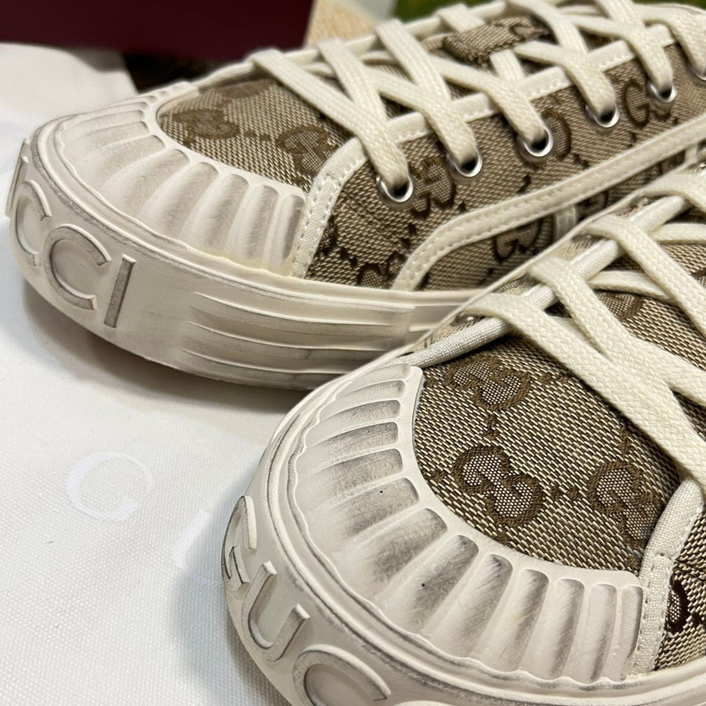 GUCCI Sneaker Julio Canvas  Sneakers Beige Caro