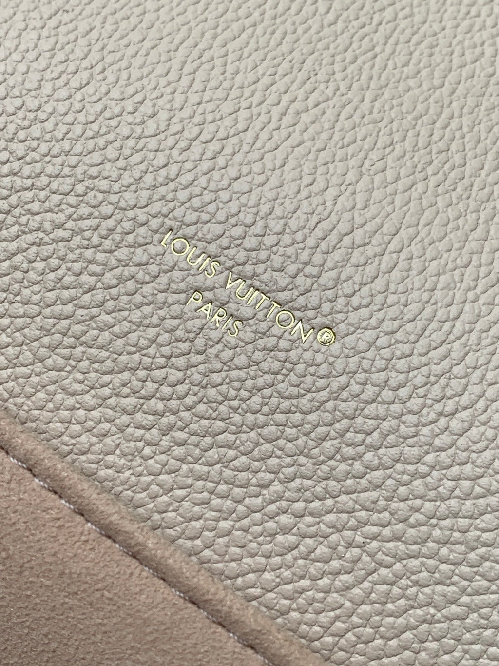 LOUIS VUITTON POCHETTE MÉTIS EAST WEST 22 IN LIGHT BEIGE MONOGRAM EMPREINTE CALFSKIN EMBOSSED