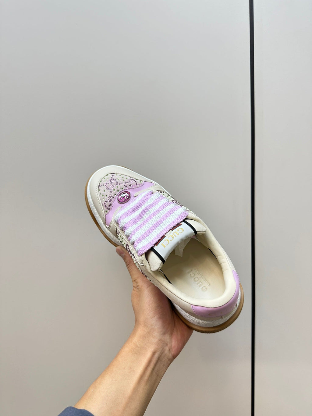 GUCCI Screener Sneaker Pink Blush
