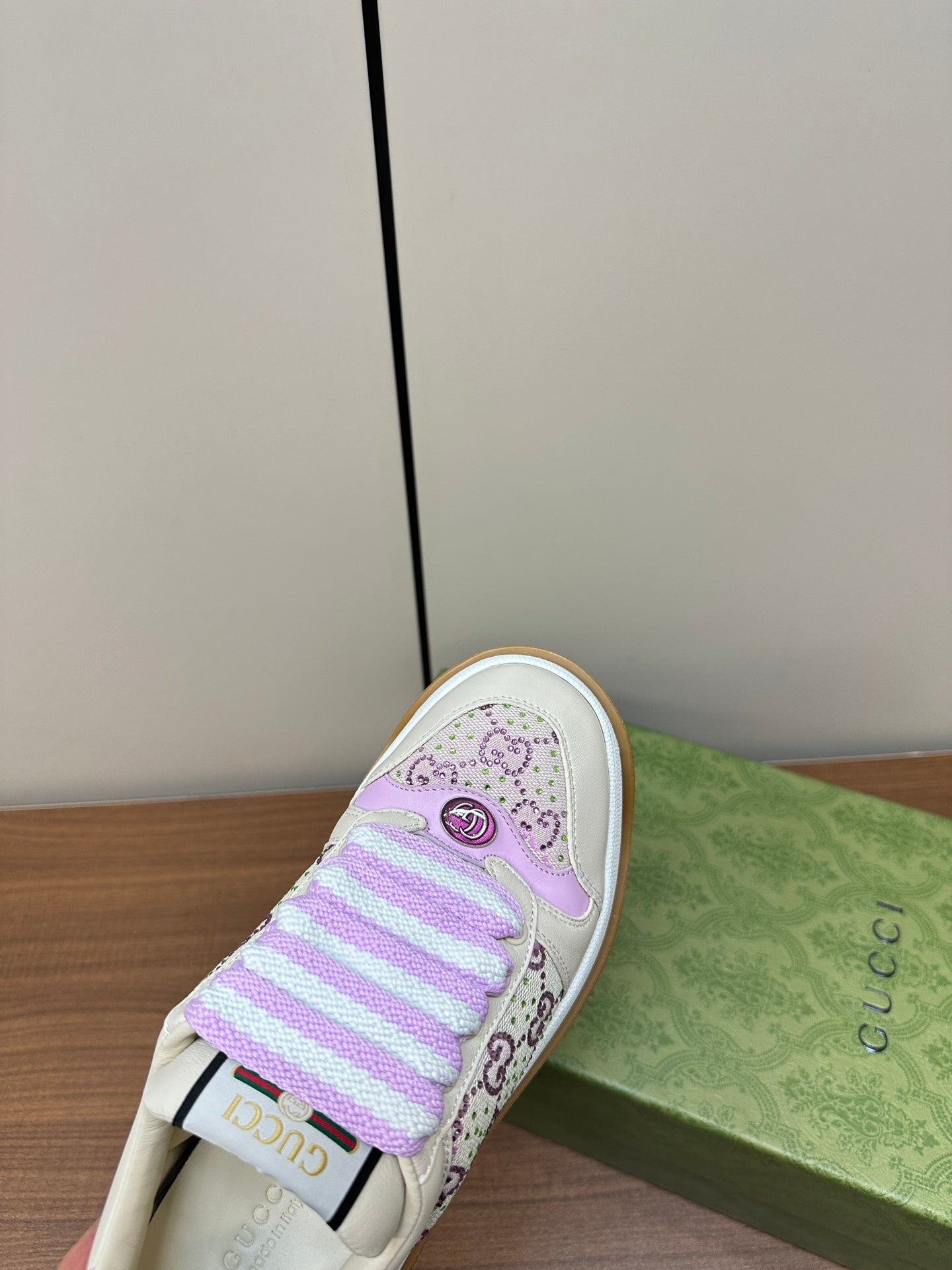 GUCCI Screener Sneaker Pink Blush