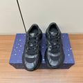 GUCCI Ripple Leather Sneakers Black