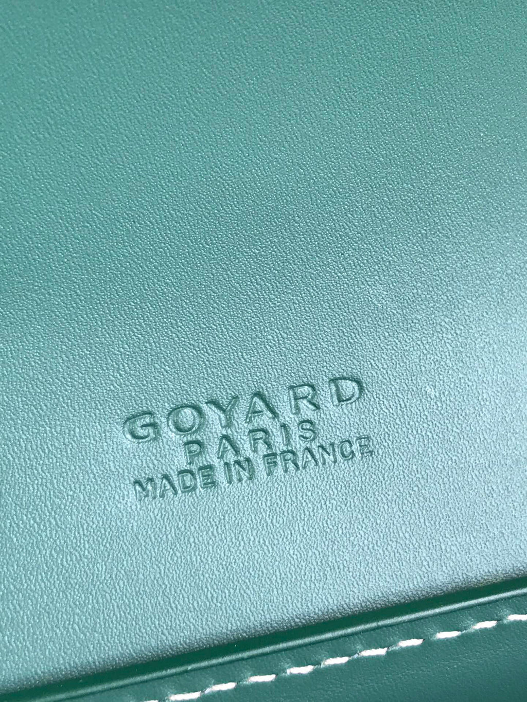 DUCHESSE MARIE-CAROLINE BAG 25 IN GREEN GOYARDINE CANVAS AND SMOOTH CALFSKIN