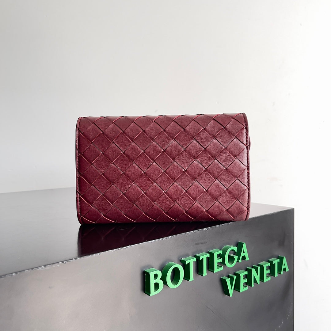 BOTTEGA VENETA ANDIAMO BAG 19 IN BAROLO CALFSKIN