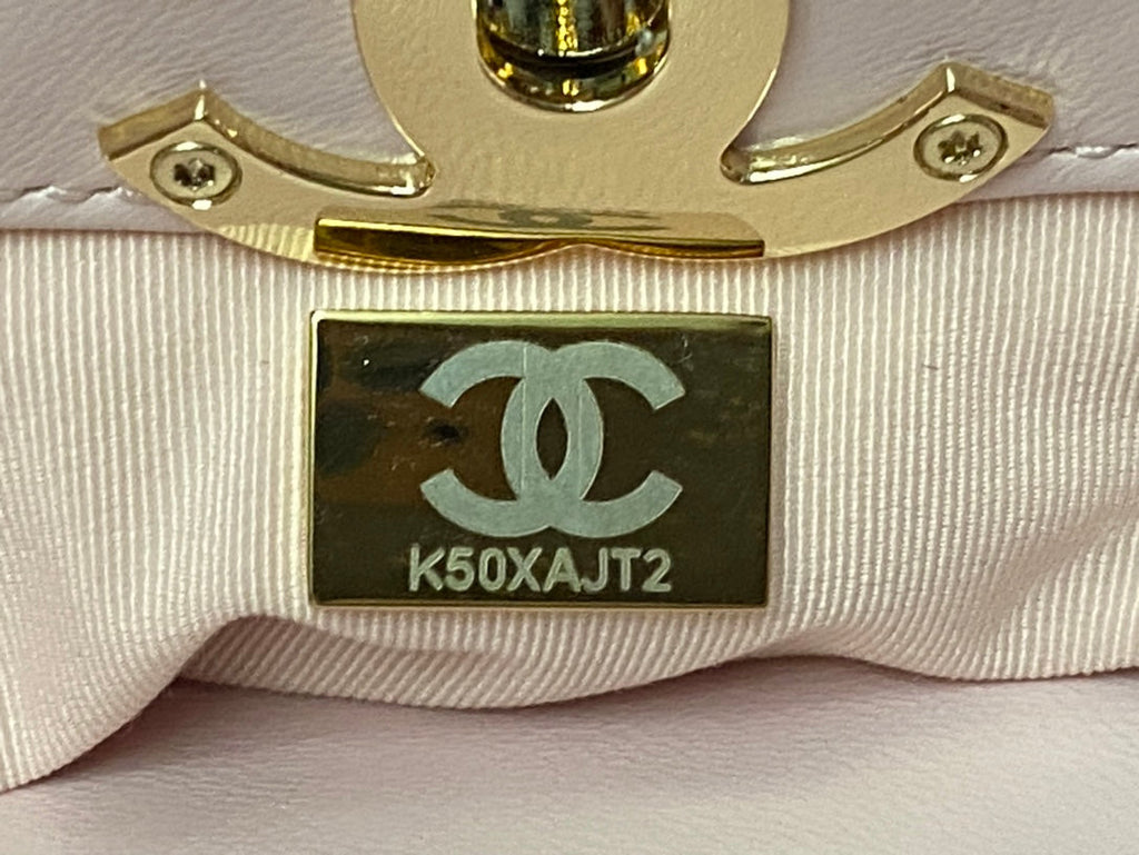 CHANEL SMALL 30 SHOPPING BAG IN LIGHT PINK CALFSKIN