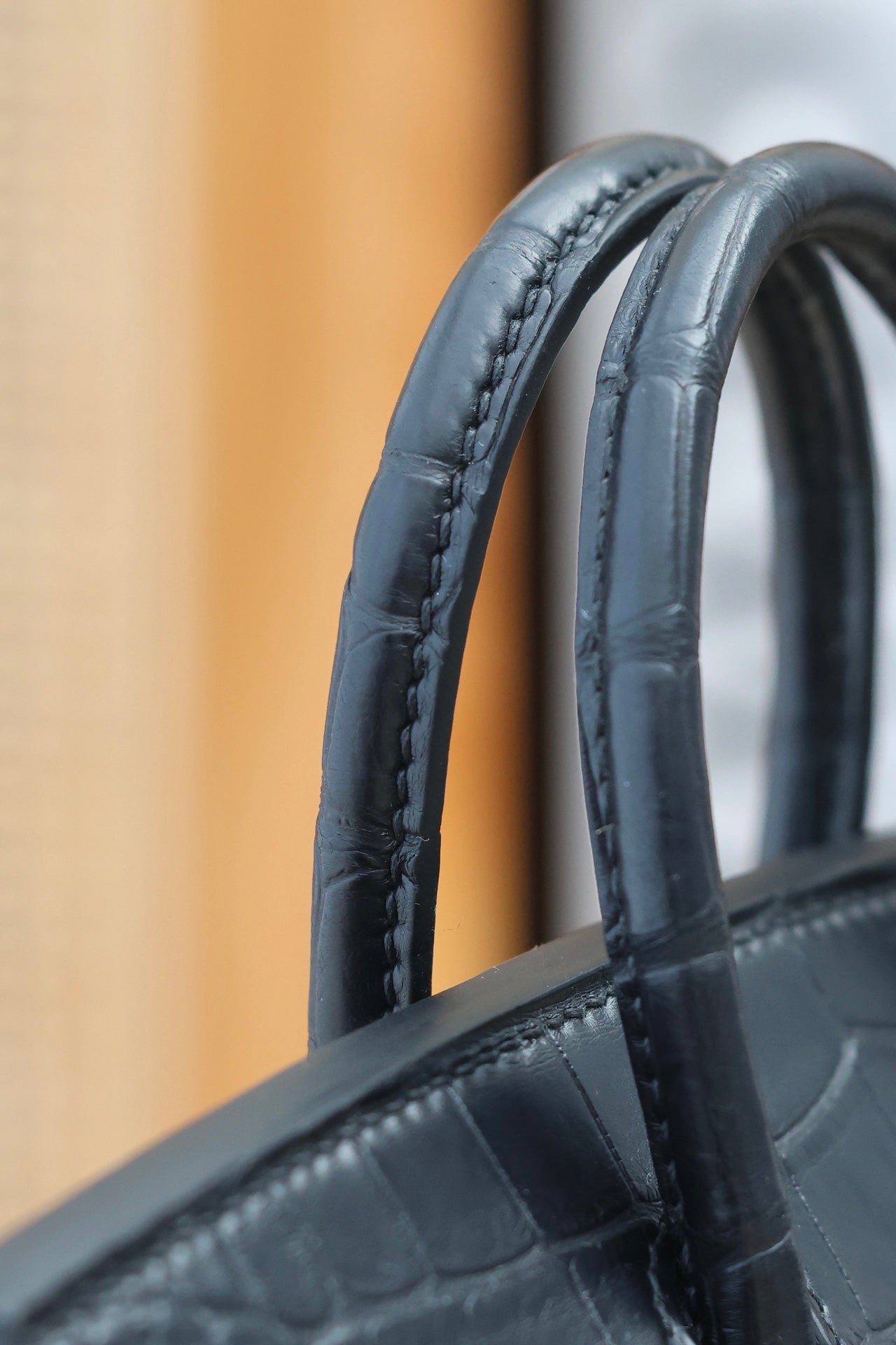 HERMES BIRKIN FAUBOURG TOUCH 20 IN BLACK CALFSKIN WITH SILVER HARDWARE
