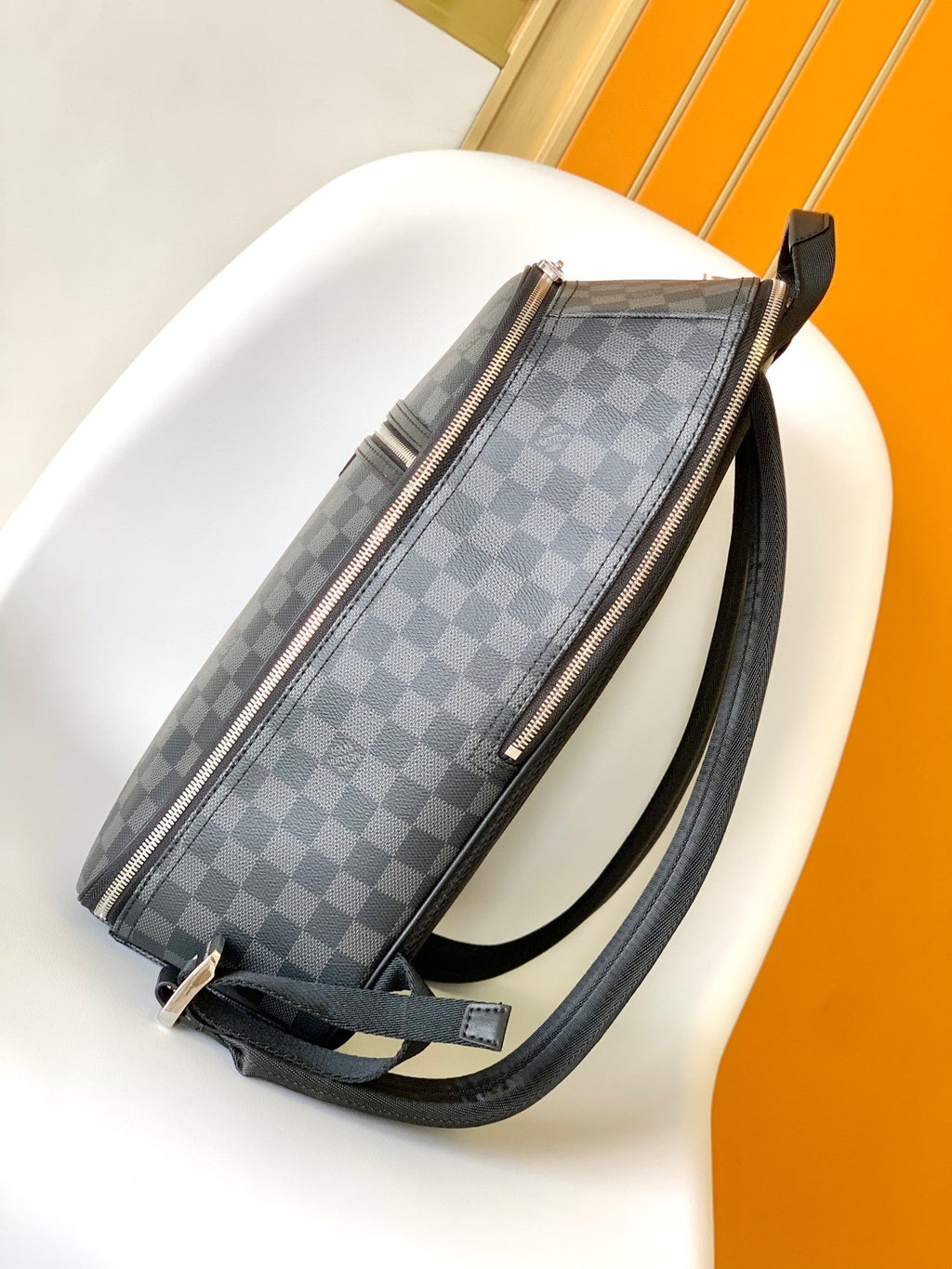 LOUIS VUITTON LV 25S MICHAEL BACKPACK 42 IN DAMIER INFINI ONYX CALFSKIN