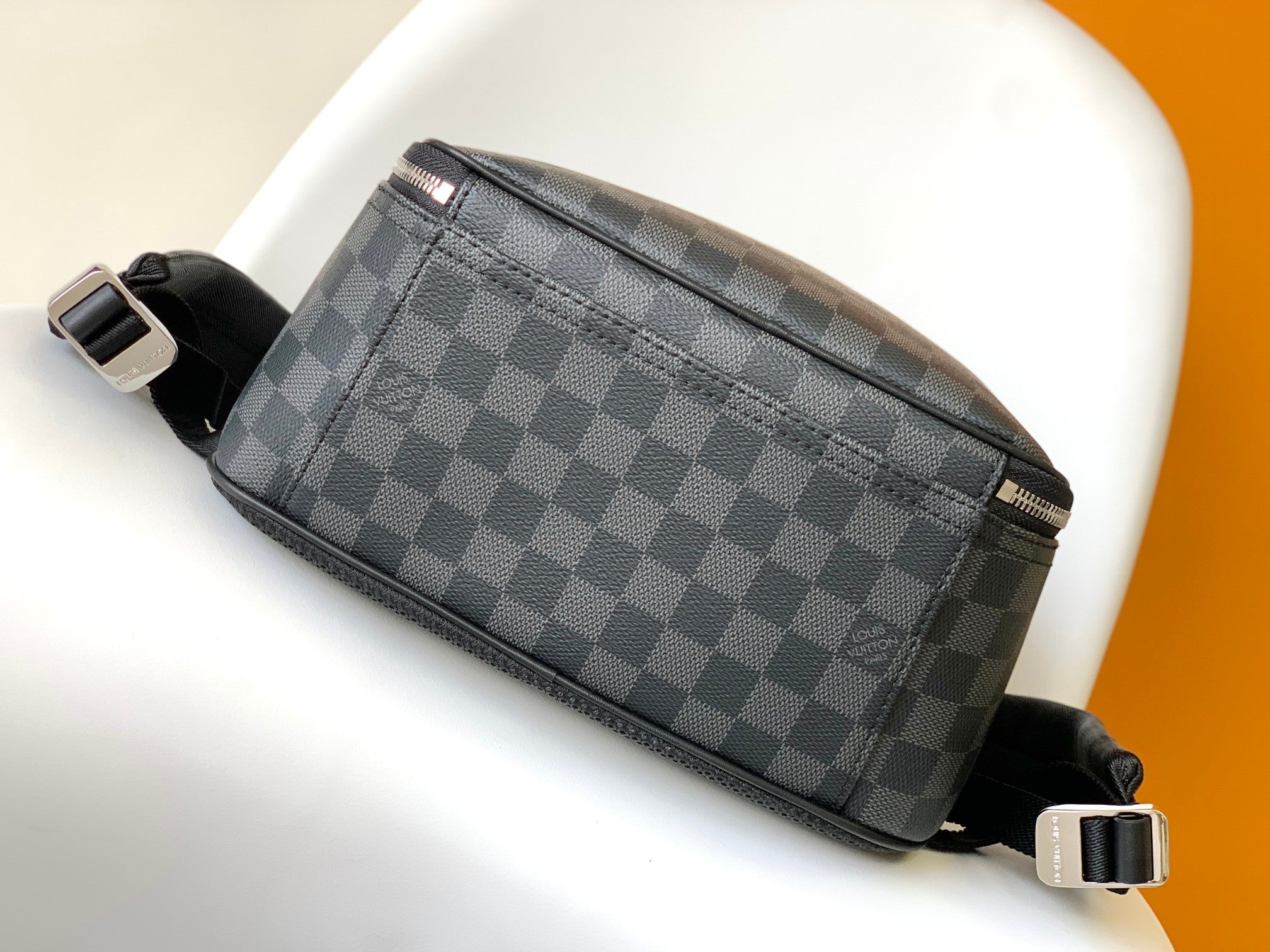 LOUIS VUITTON LV 25S MICHAEL BACKPACK 42 IN DAMIER INFINI ONYX CALFSKIN