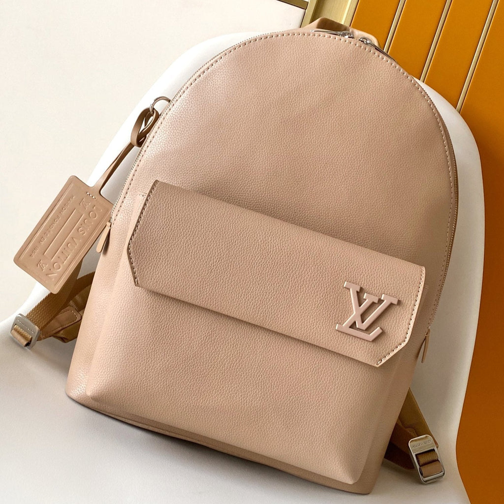 LOUIS VUITTON LV 25S TAKEOFF BACKPACK 43 IN BEIGE CALFSKIN