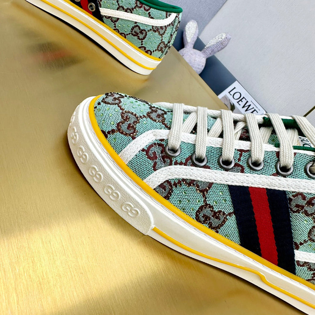 GUCCI TENNIS 1977 TRAINER FERN CANVAS