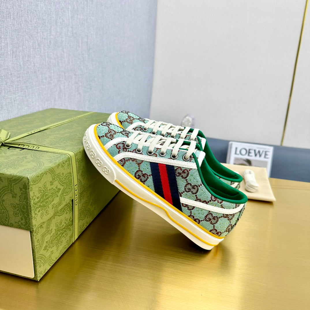 GUCCI TENNIS 1977 TRAINER FERN CANVAS