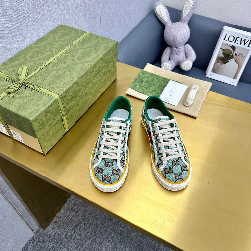 GUCCI TENNIS 1977 TRAINER FERN CANVAS