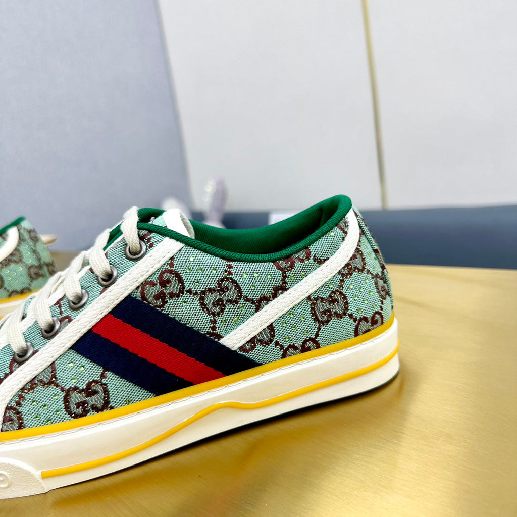 GUCCI TENNIS 1977 TRAINER FERN CANVAS